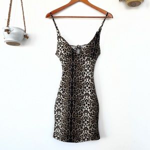 Underwire Mini Halter Dress